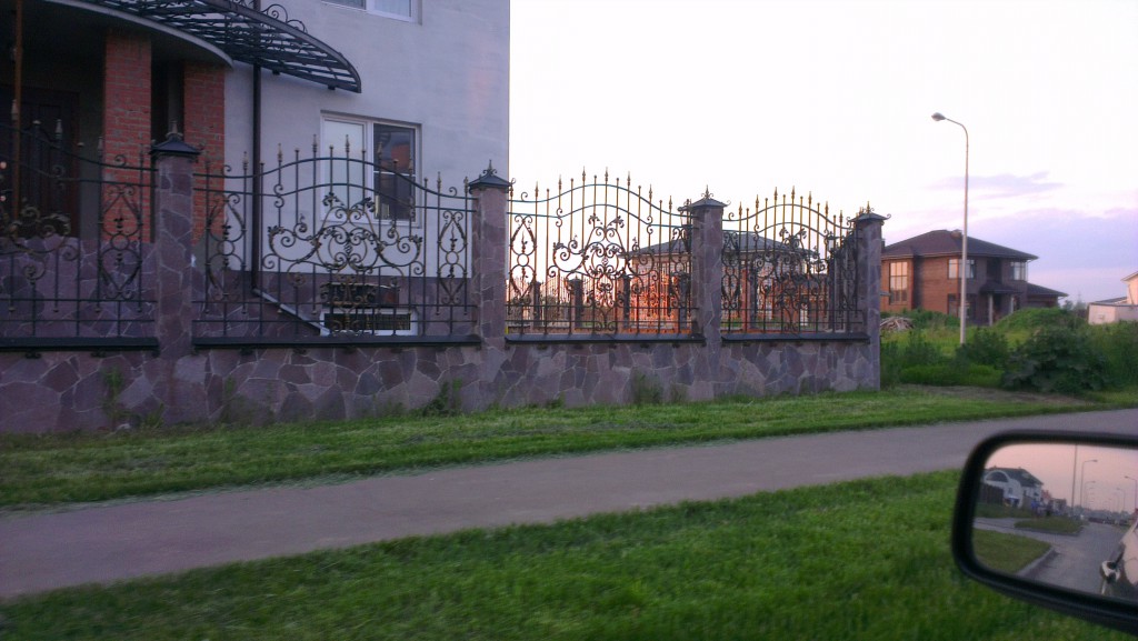 Кованный забор - художественная ковка