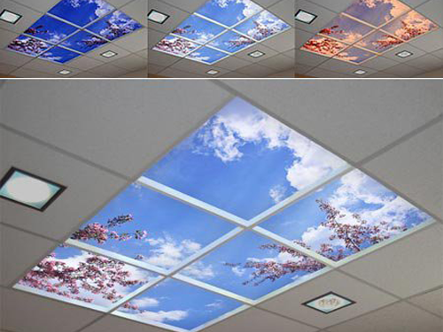 Подвесной потолок Армстронг с декоративным покрытием 